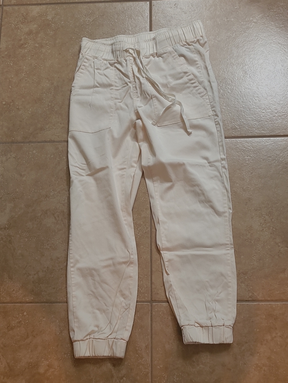 Buffalo David Bitton Cream Track Joggers